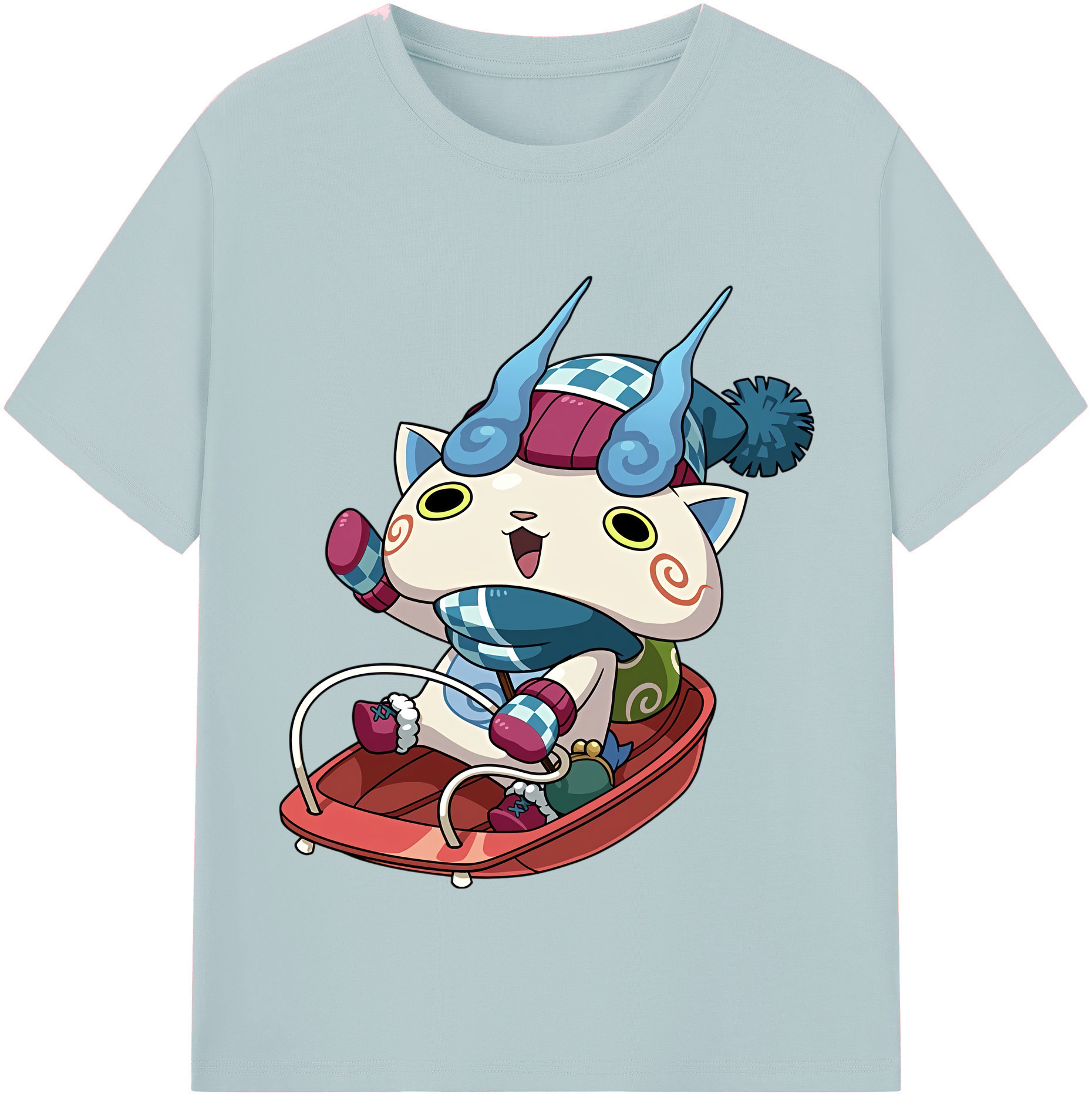 （画像用） 妖怪ウォッチ Yo-kai Watch 綿100％半袖Tシャツ（フロントプリント）